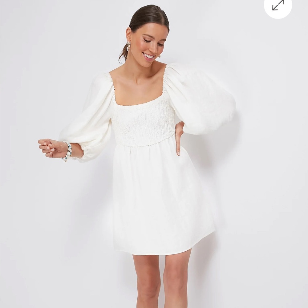 White Tuckernuck dress size S